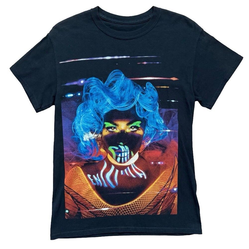 Lady Gaga Las Vegas Residency Enigma T Shirt Size S Small Cotton Black